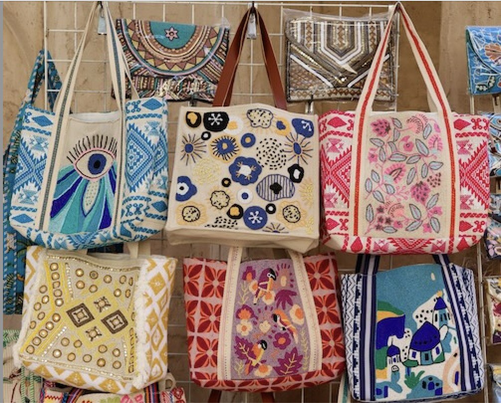 Learn to sew. Choose your project. Featured project: Boho Bag, Quilted Lap Top/ipad Case Day 1