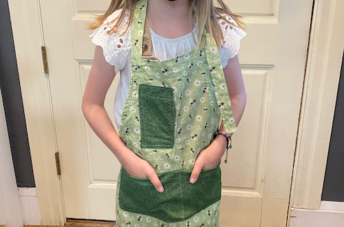 Learn to sew. Choose your project. Featured project: Apron With Pockets