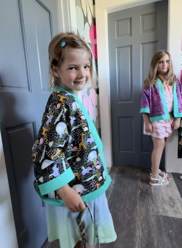Learn to sew. Choose your project. Featured project: Kimono Top